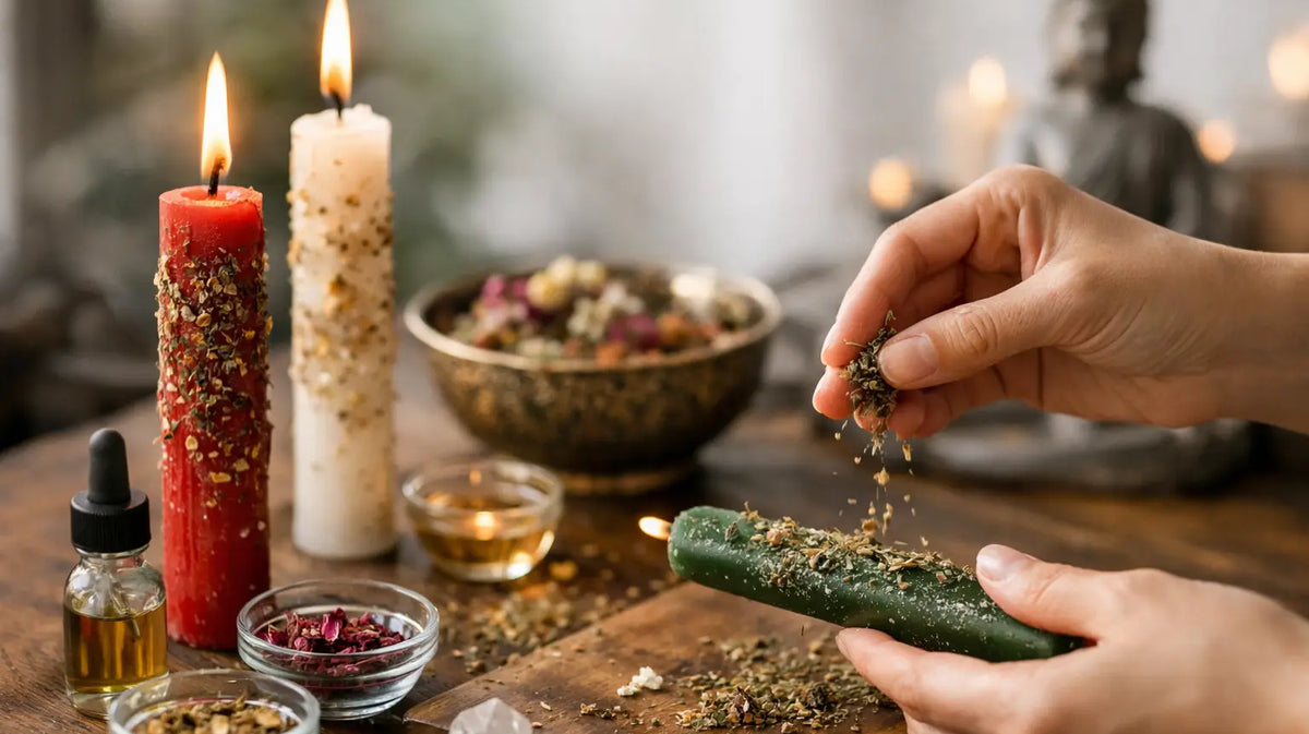 How to Dress Ritual Candles With Intention
