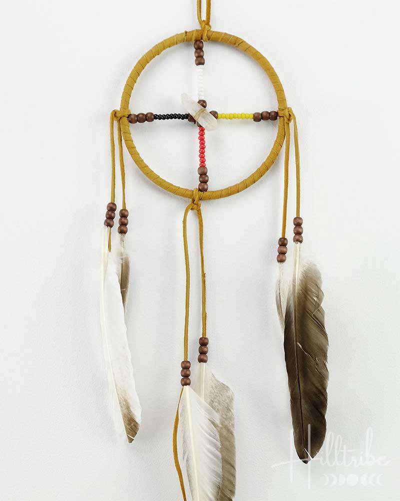 Big Medicine Wheel Dream Catcher 4"