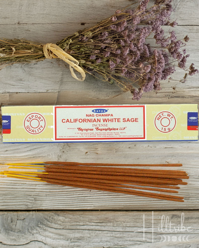 Satya Nag Champa Californian White Sage Incense Sticks