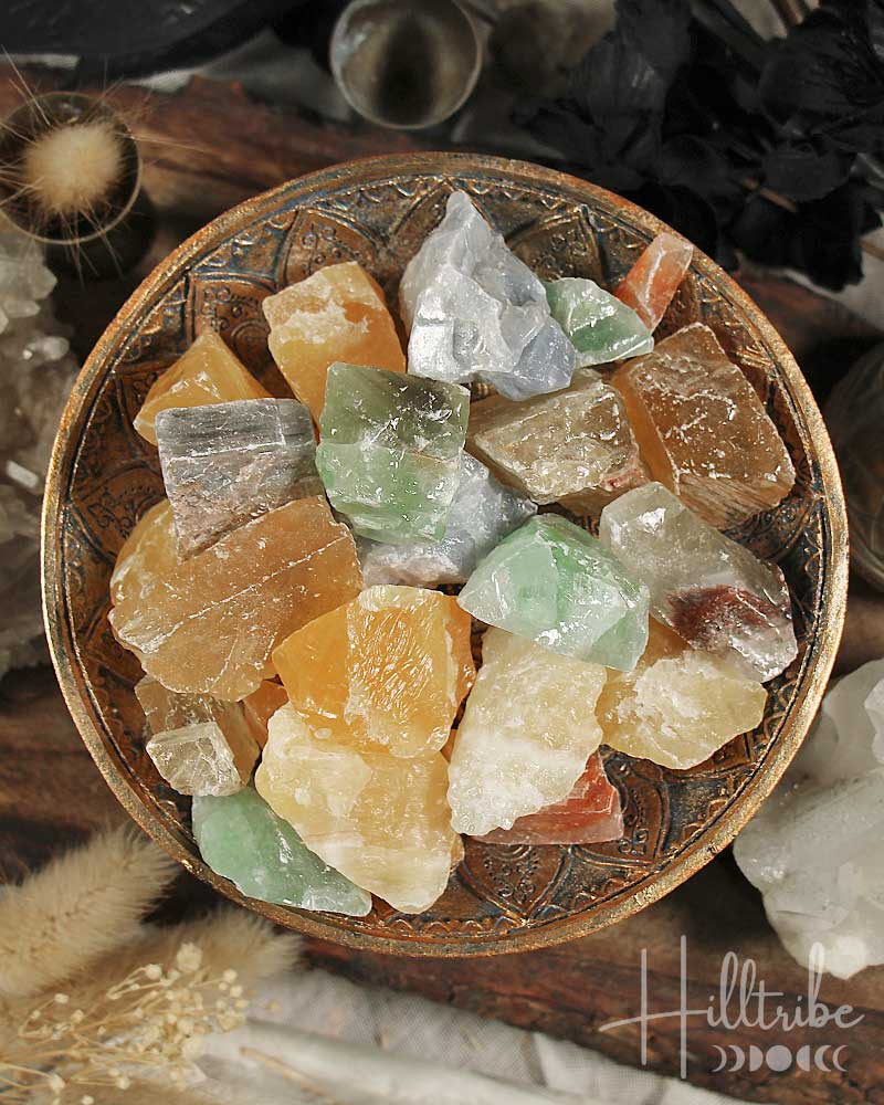 Colourful Calcite Raw