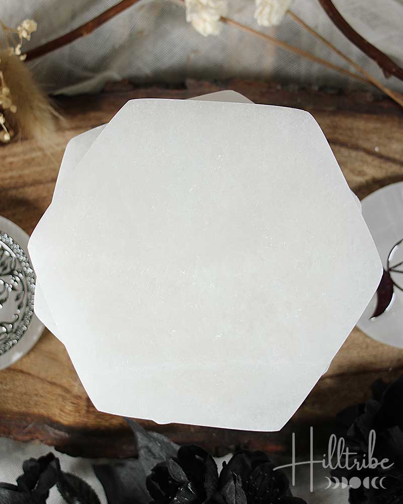 Selenite Charging Plate Hexagon