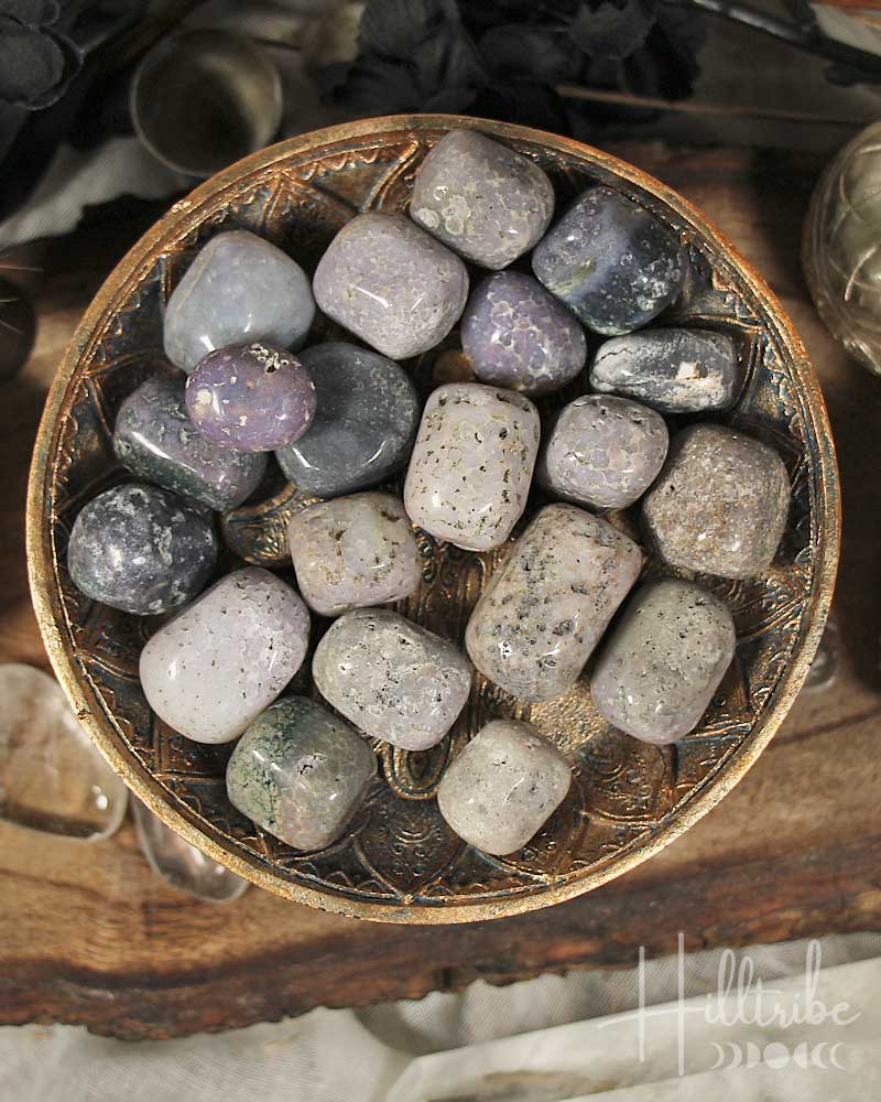 Tumbled Grape Agate crystal