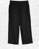 Black Linen Newport Capris from Hilltribe Ontario