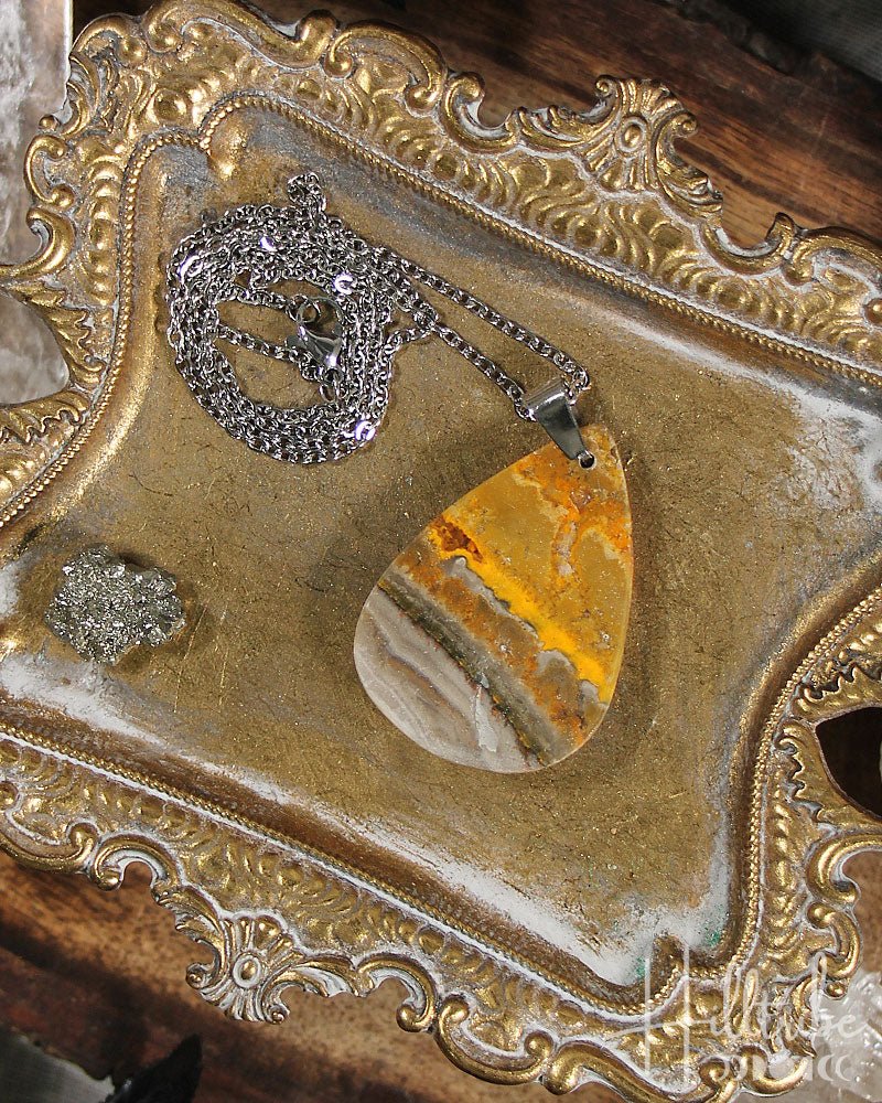 Bumble Bee Jasper Necklace from Hilltribe Ontario