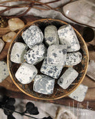 Dalmation Jasper Tumbled Large from Hilltribe Ontario