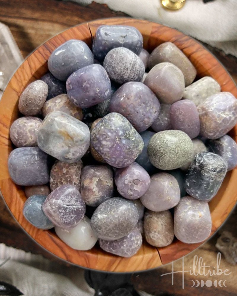 Grape Agate Tumbled from Hilltribe Ontario