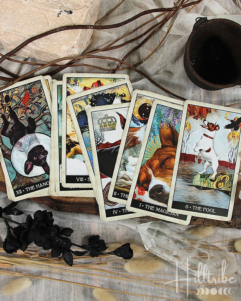 Wise Dog Tarot from Hilltribe Ontario