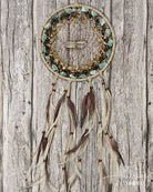 Aventurine Gemstone Medley Vision Seeker Dreamcatcher 6" from Hilltribe Ontario