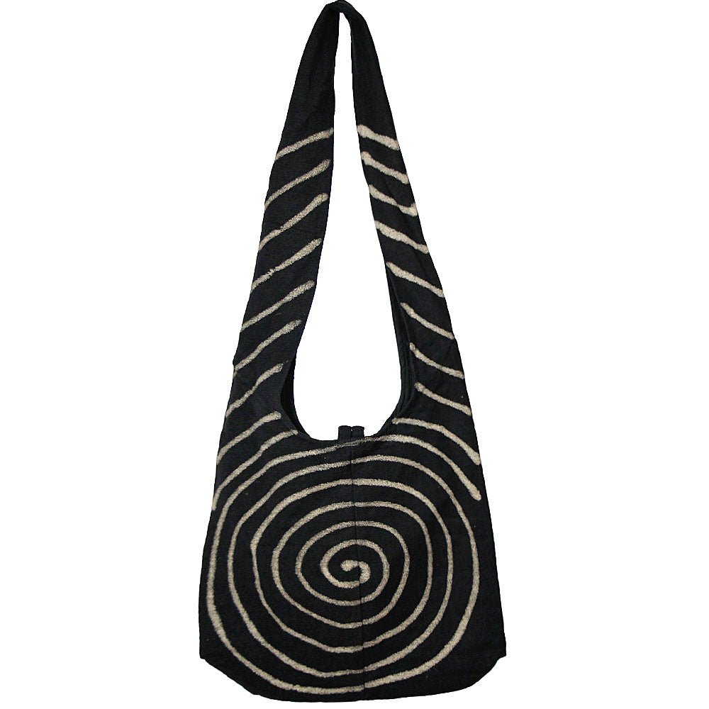Black Spyra Shoulder Bag from Hilltribe Ontario