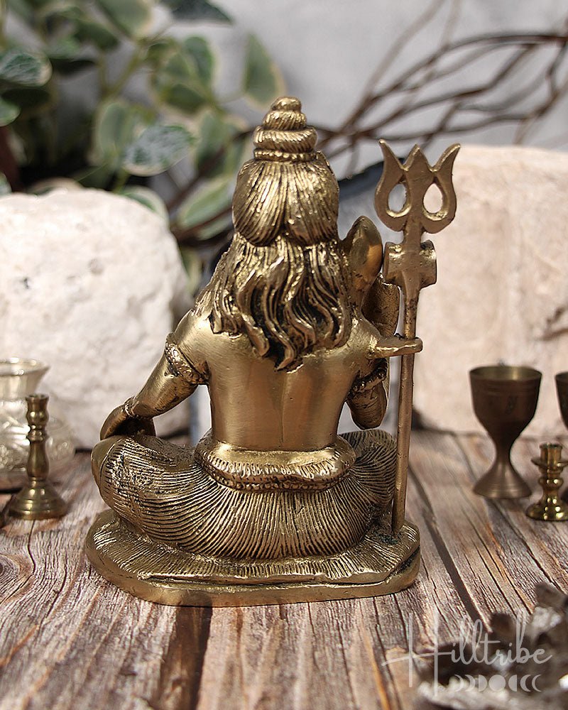 Brass Lord Shiva Idol from Hilltribe Ontario