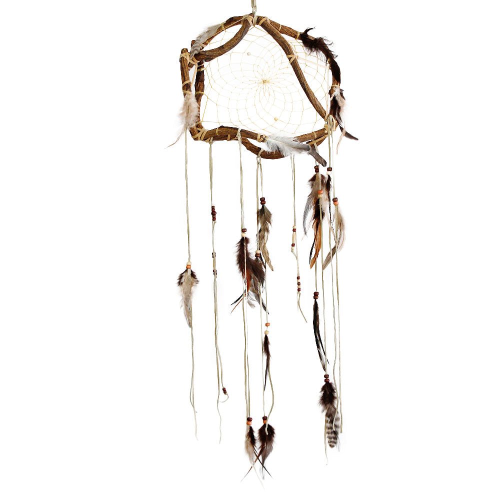 Brown Wanderer Dream Catcher 12" from Hilltribe Ontario
