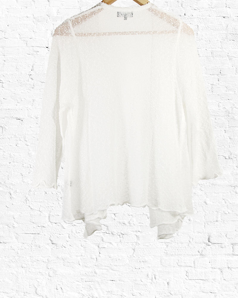 Cream Open Tie Cardigan from Hilltribe Ontario
