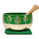 Heart Chakra (Green) Singing Bowl Gift Set Medium from Hilltribe Ontario