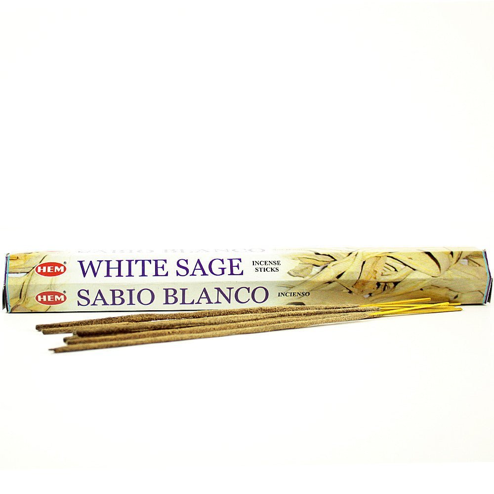 HEM Precious White Sage Incense Sticks 20gr from Hilltribe Ontario