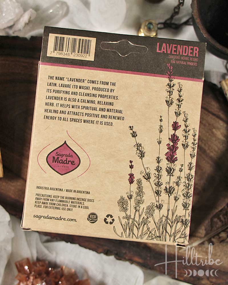 Lavender Activated Smudge Tablets from Hilltribe Ontario