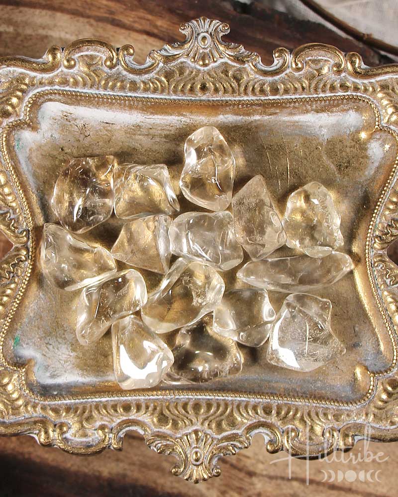 Natural Citrine Tumbled from Hilltribe Ontario