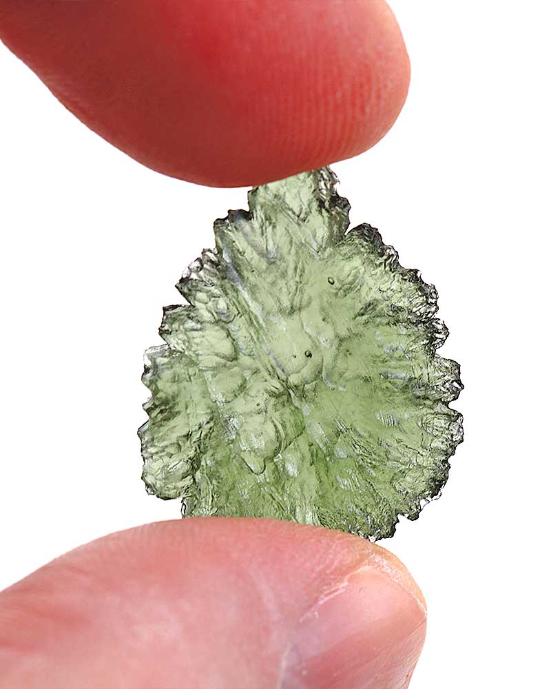 Natural Moldavite Specimen from Hilltribe Ontario