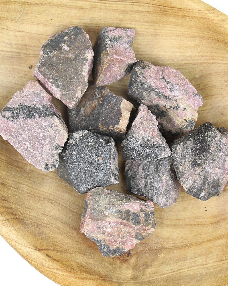 Natural Rhodonite Pieces from Hilltribe Ontario