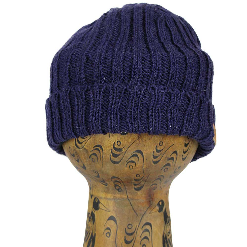 Navy Stan Cuff Hat from Hilltribe Ontario