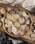 Rutilated Quartz Tumbled from Hilltribe Ontario