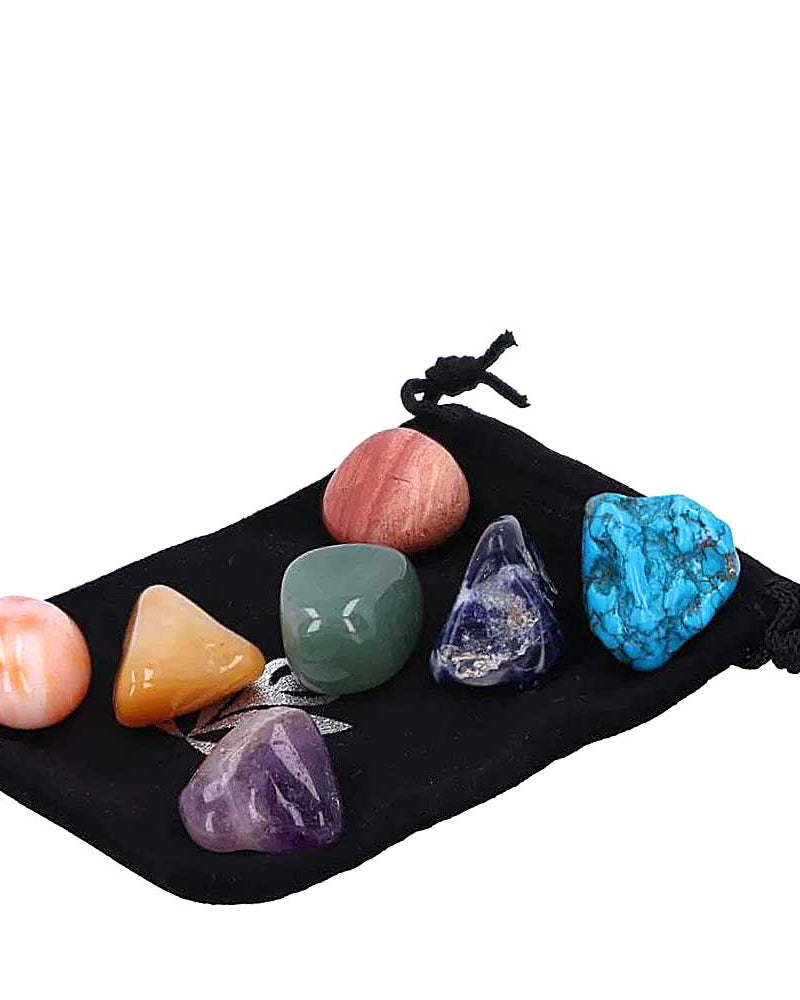 Sacred Chakra Wellness Stone Kit from Hilltribe Ontario