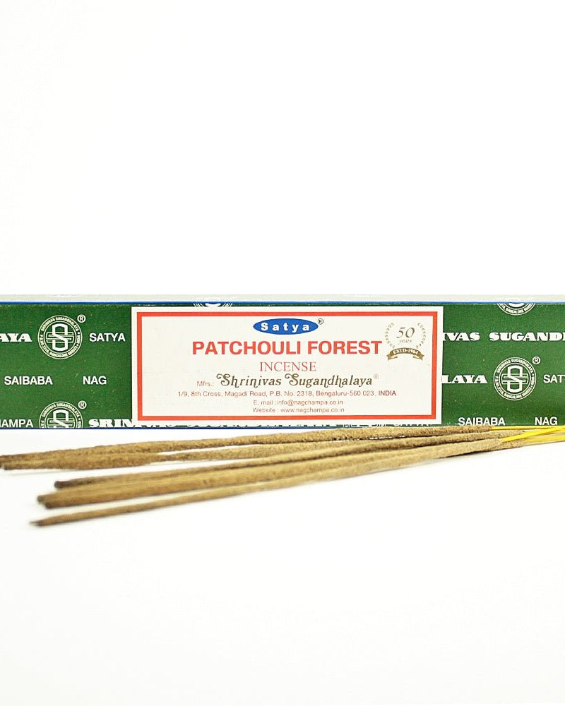 Satya Patchouli Forest Incense Sticks 15gr from Hilltribe Ontario