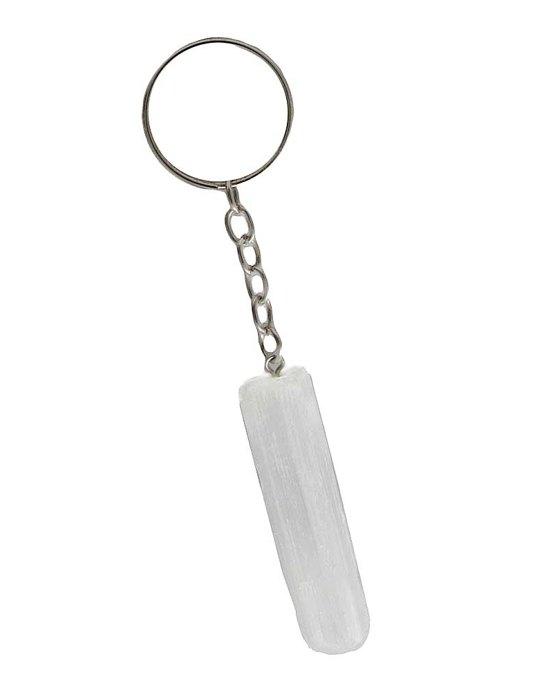 Selenite Ruler Key Chain from Hilltribe Ontario