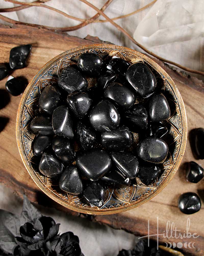 Shungite Tumbled from Hilltribe Ontario