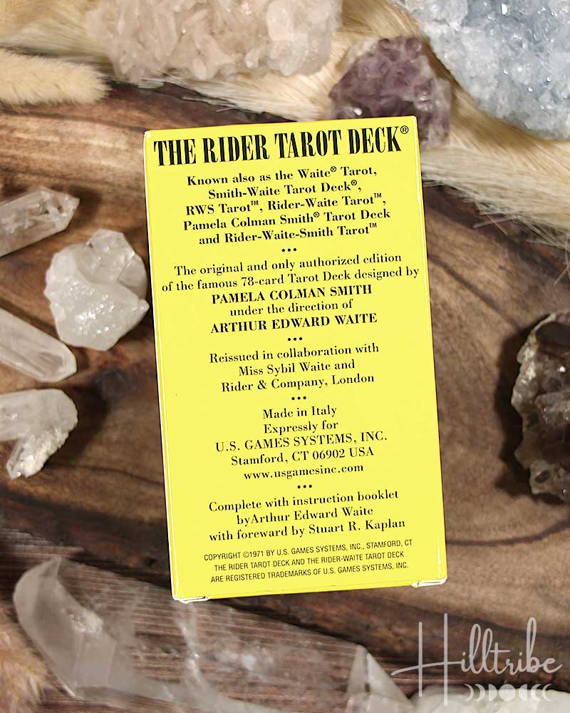 The Rider Waite Tarot Deck: The Original and Only Authorized Waite Tarot Deck from Hilltribe Ontario