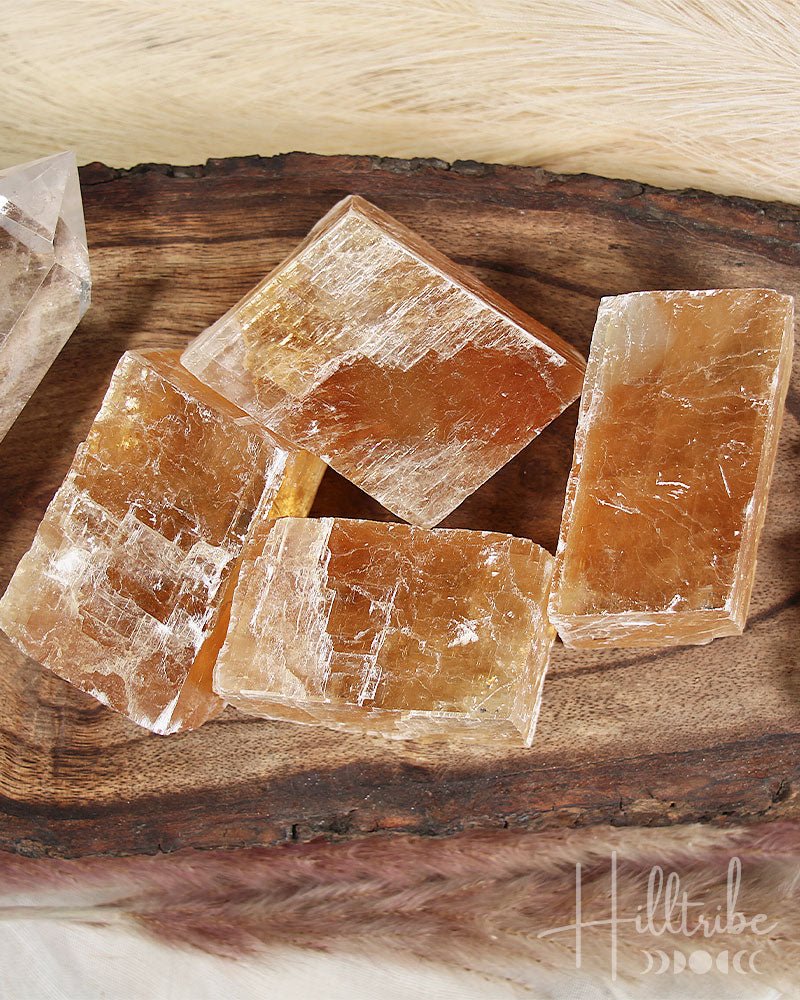 Yellow Optical Calcite from Hilltribe Ontario