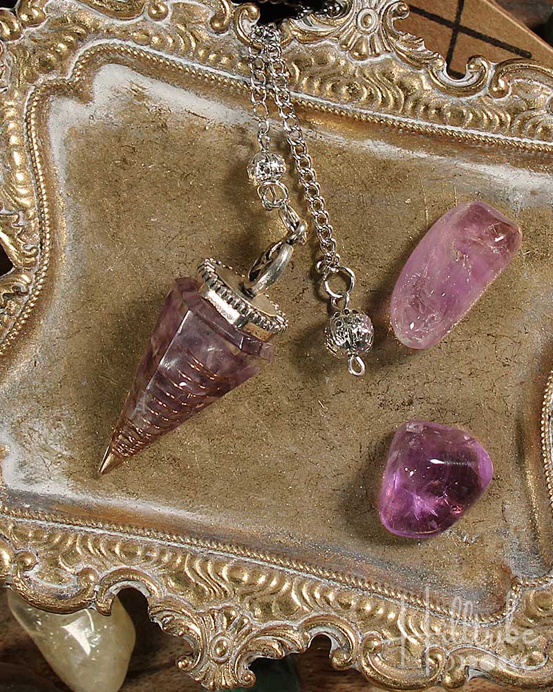 Amethyst Orgonite Crystal Pendulum in Canada