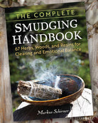 Book titled 'The Complete Smudging Handbook' with a smudging ceremony scene on the cover.
