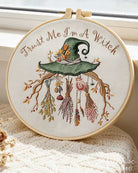 Trust Me I'm A Witch Embroidery Kit 