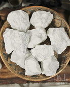 Raw Howlite gemstone pieces