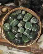 Tumbled Nephrite in a bowl