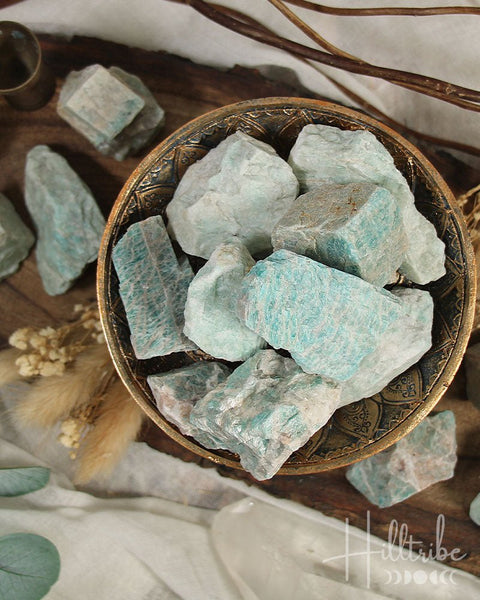 Natural Amazonite Pieces | Hilltribe Ontario
