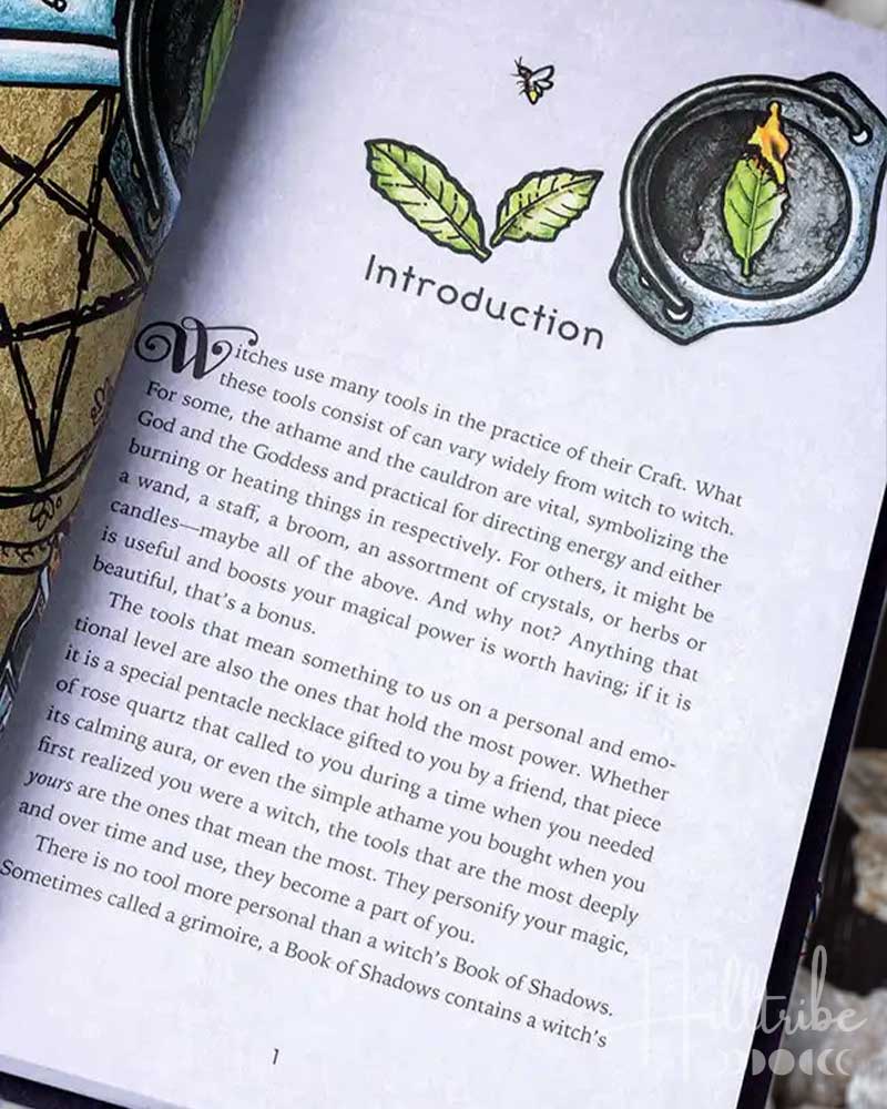 Eclectic Witch's Book of Shadows from Hilltribe Ontario