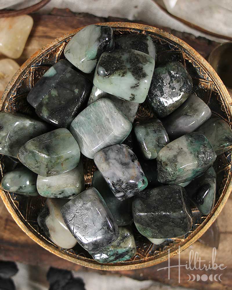 Emerald Tumbled from Hilltribe Ontario