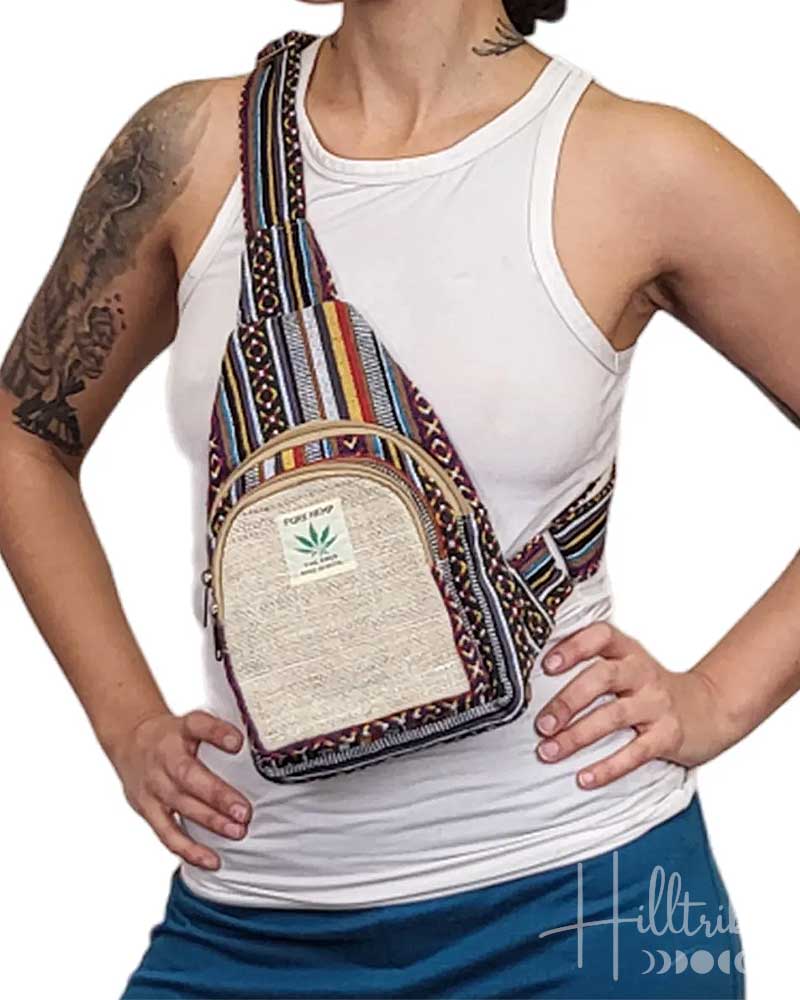 Ganja Small Crossbody Backpack from Hilltribe Ontario