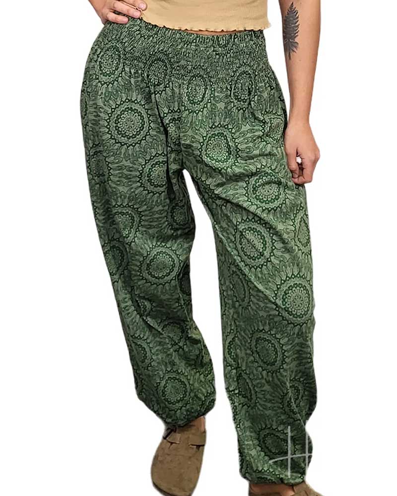 Green Yantra Pants from Hilltribe Ontario