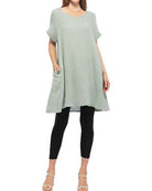 Khaki Gauze Lucia Tunic from Hilltribe Ontario