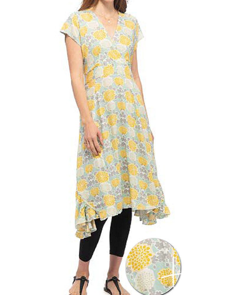 Mellow Yellow Swing Dress from Hilltribe Ontario