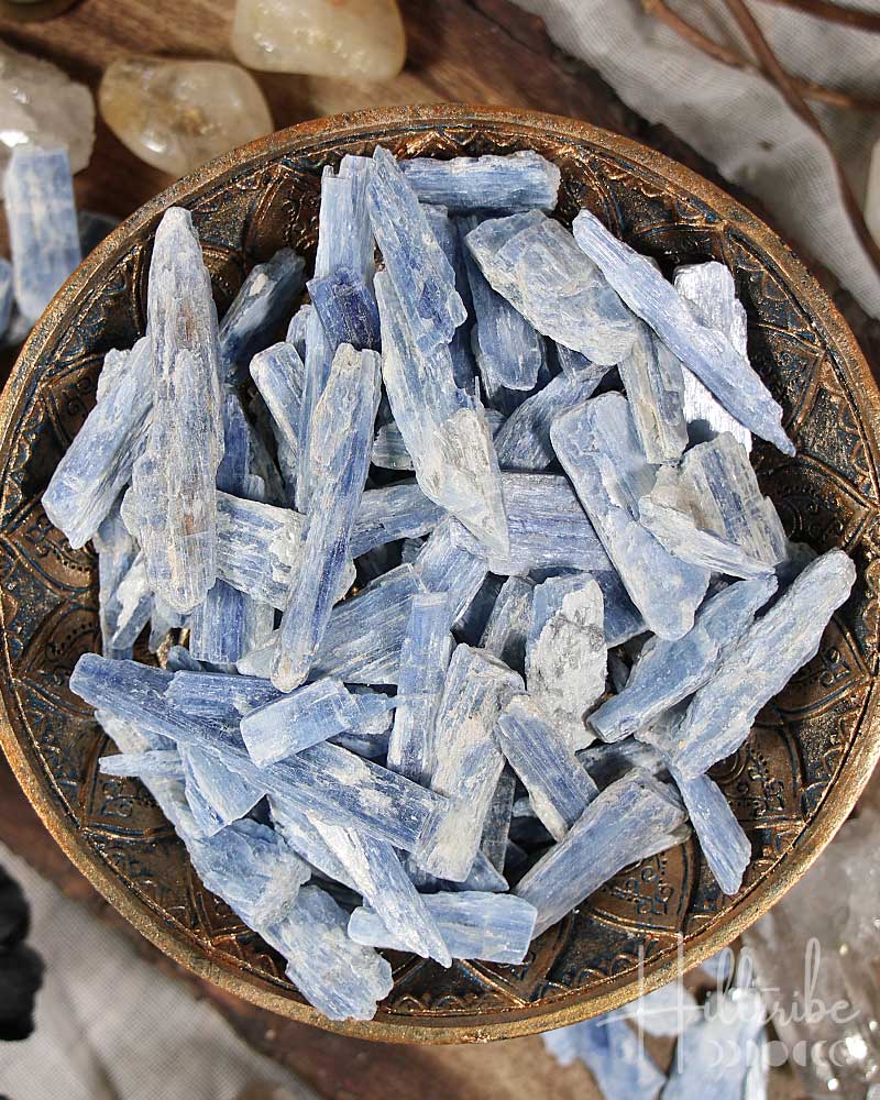 Natural Blue Kyanite Blades from Hilltribe Ontario