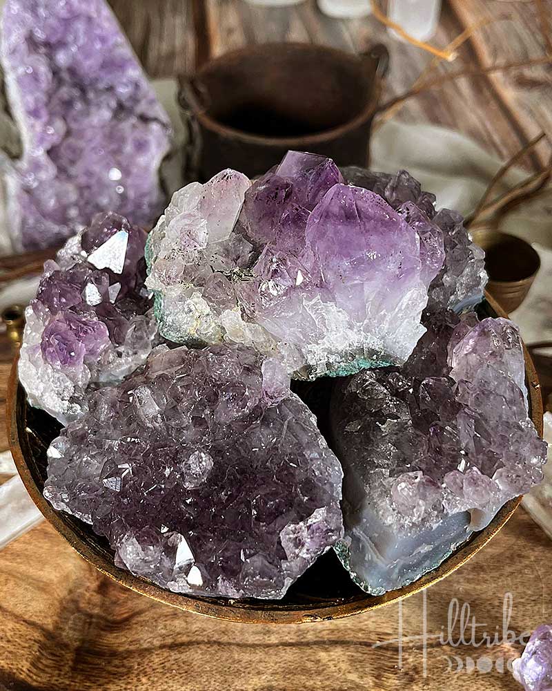 Small Amethyst Cluster from Hilltribe Ontario