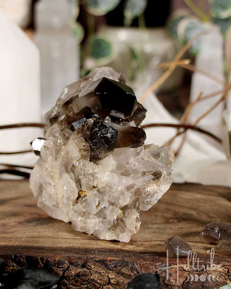 Smoky Quartz Cluster 800gr from Hilltribe Ontario