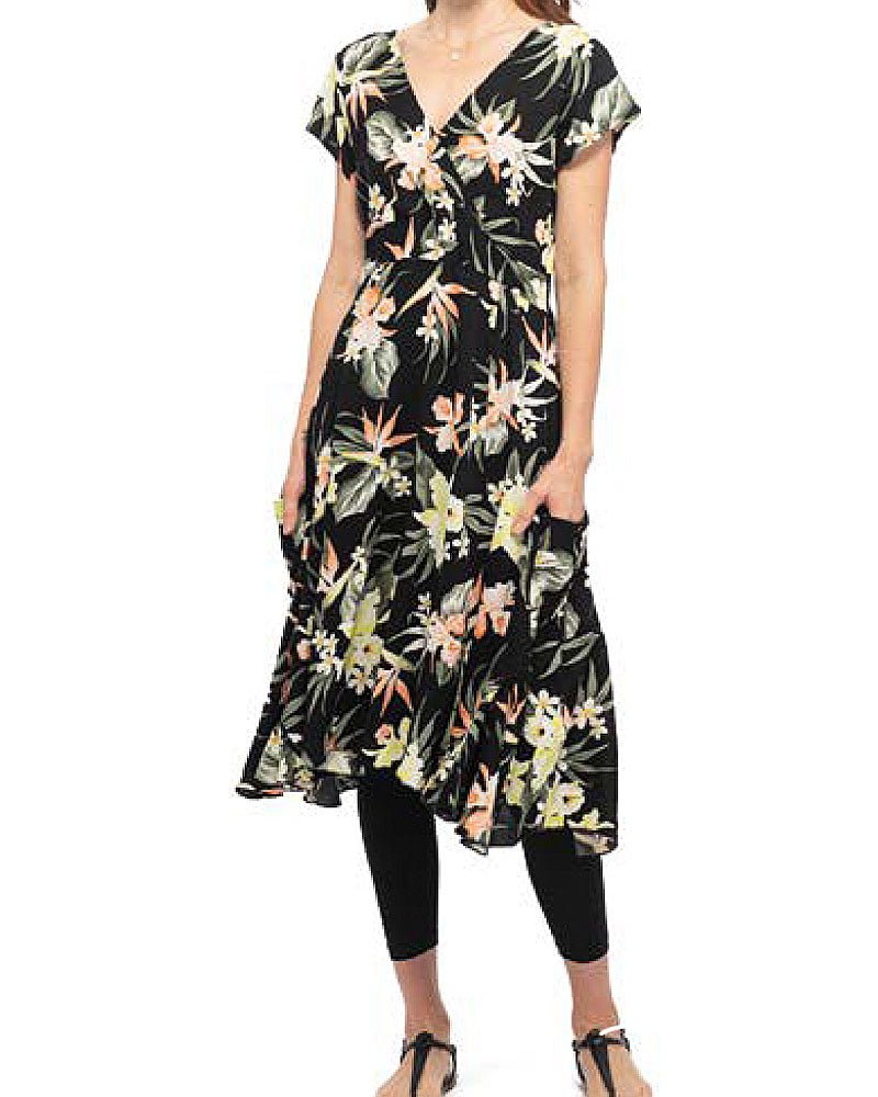 Tropical Garden Swing Dress from Hilltribe Ontario