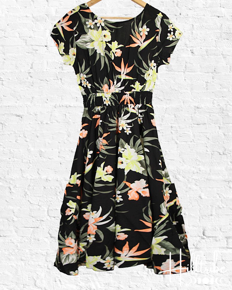 Tropical Garden Swing Dress from Hilltribe Ontario