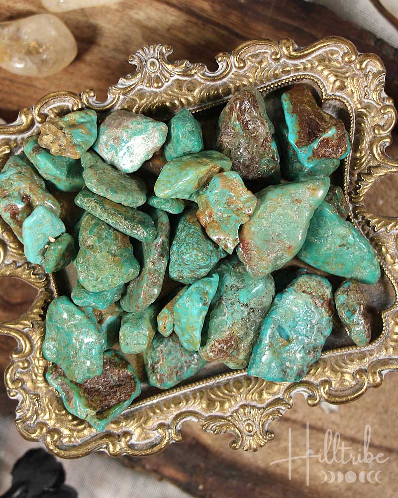 Turquoise Tumbled from Hilltribe Ontario