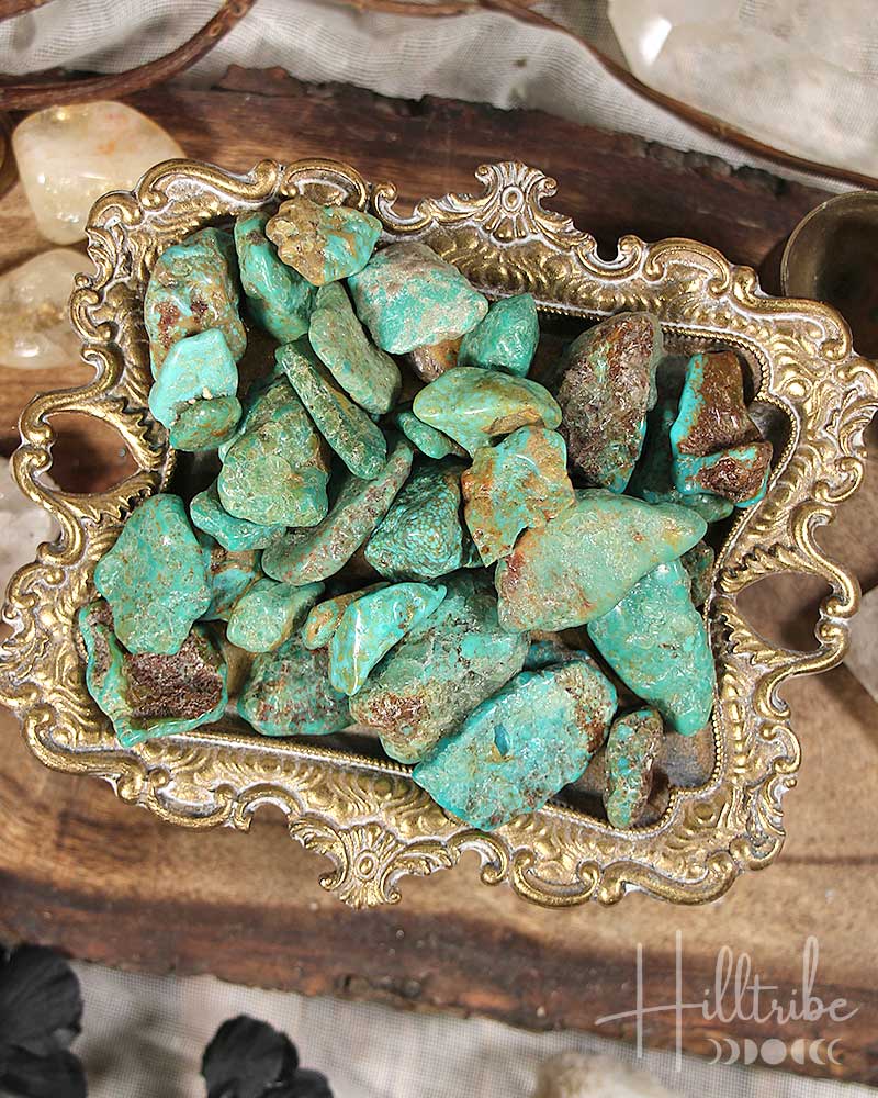 Turquoise Tumbled from Hilltribe Ontario