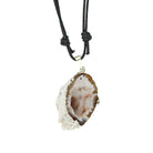 Agate Geode Adjustable Necklace from Hilltribe Ontario